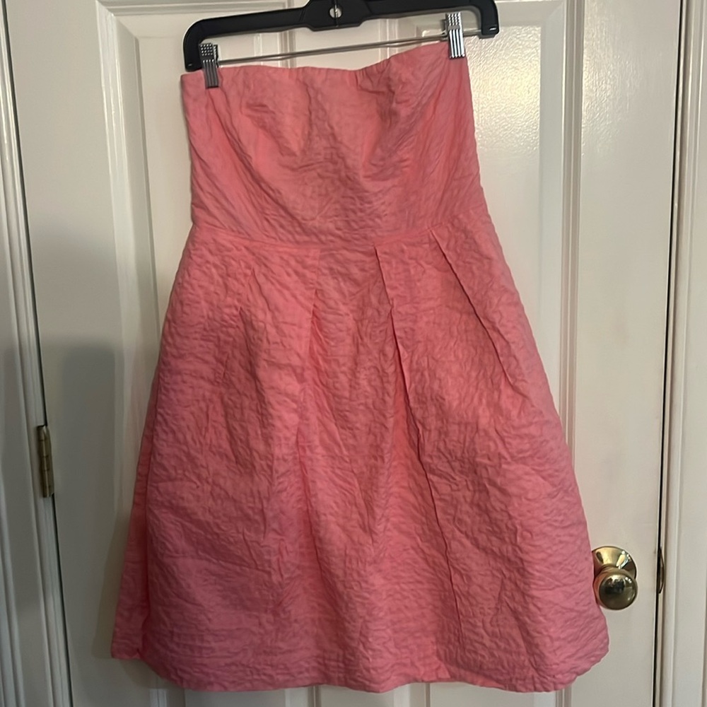 J Crew strapless halter dress